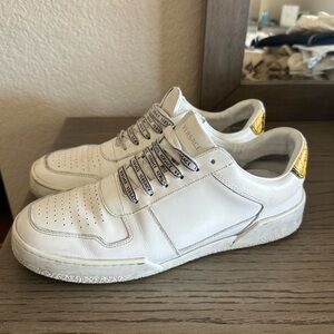 Men’s white Versace sneakers